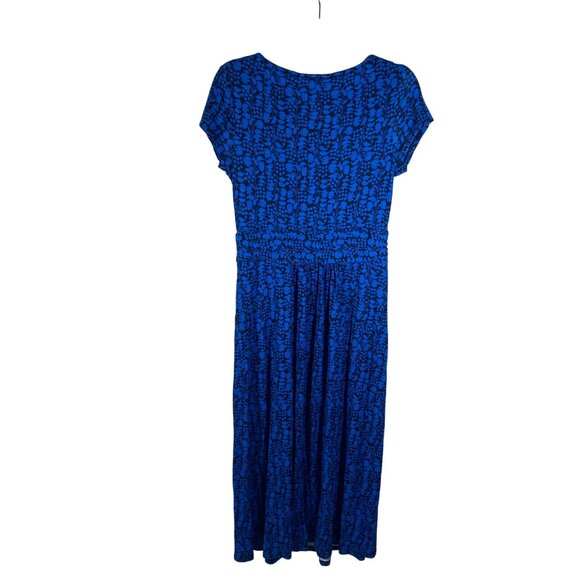 Boden Blue Amelie stretch Jersey knit Midi Dress w/ pockets US 6R NWT - Picture 3 of 12